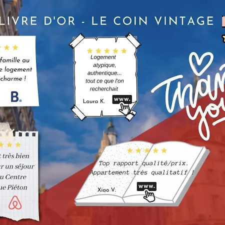 LE COIN VINTAGE I HyperCentre I Bourguignon&Cosy Appartement